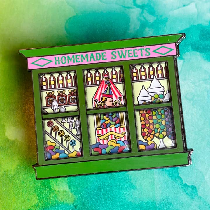 Candy Shop Window Pin for wholesale by Magical Born Sisters