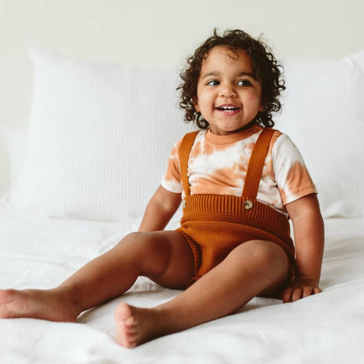 goumikids – Engroshandel Undertøj/bleovertræk - Baby – Bomuld Strik Seler Bloomers - Sienna