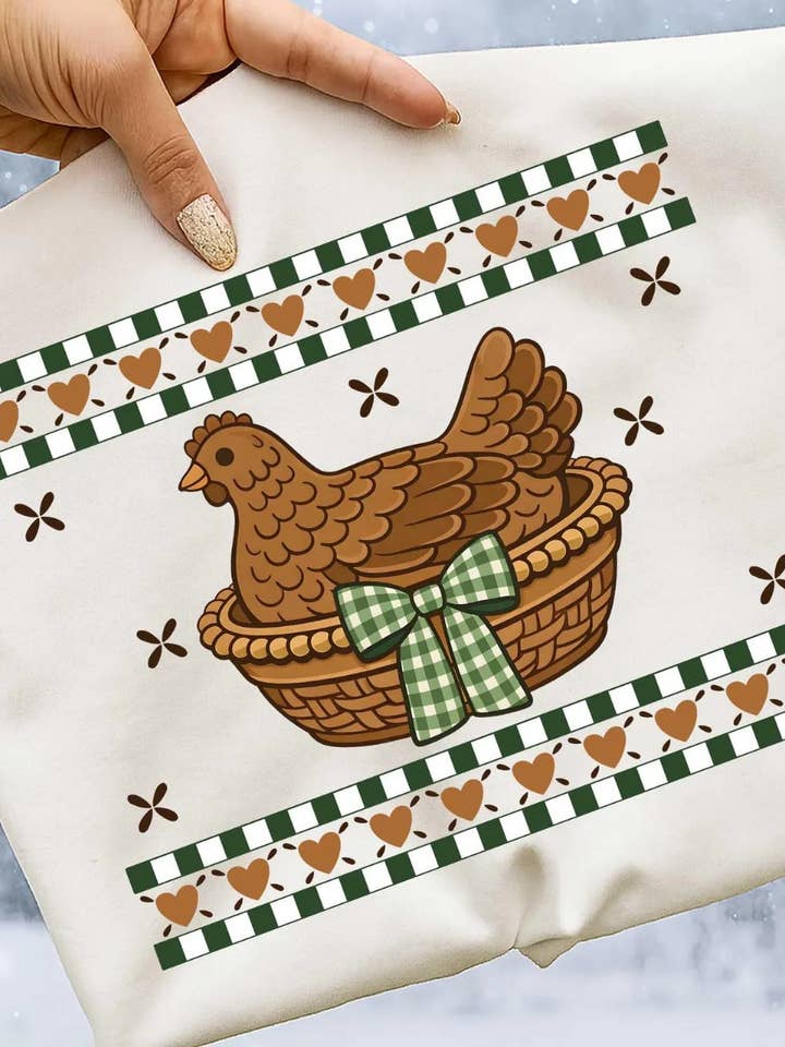 Hens On Nest Short Sleeve Tee for wholesale by Funky Monkey