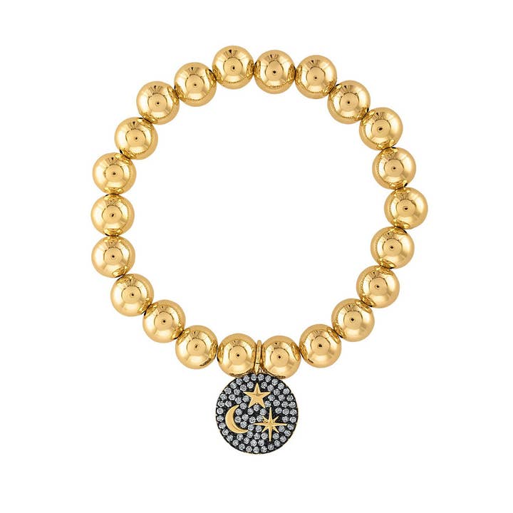 Pulsera de Cuentas Pavé de Constelación para venta al por mayor de Josefina Jewels