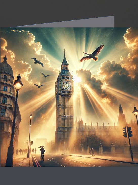 Big Ben 01 London / Grußkarte für den Großhandel von Eliot Siegel & The British Art Gallery