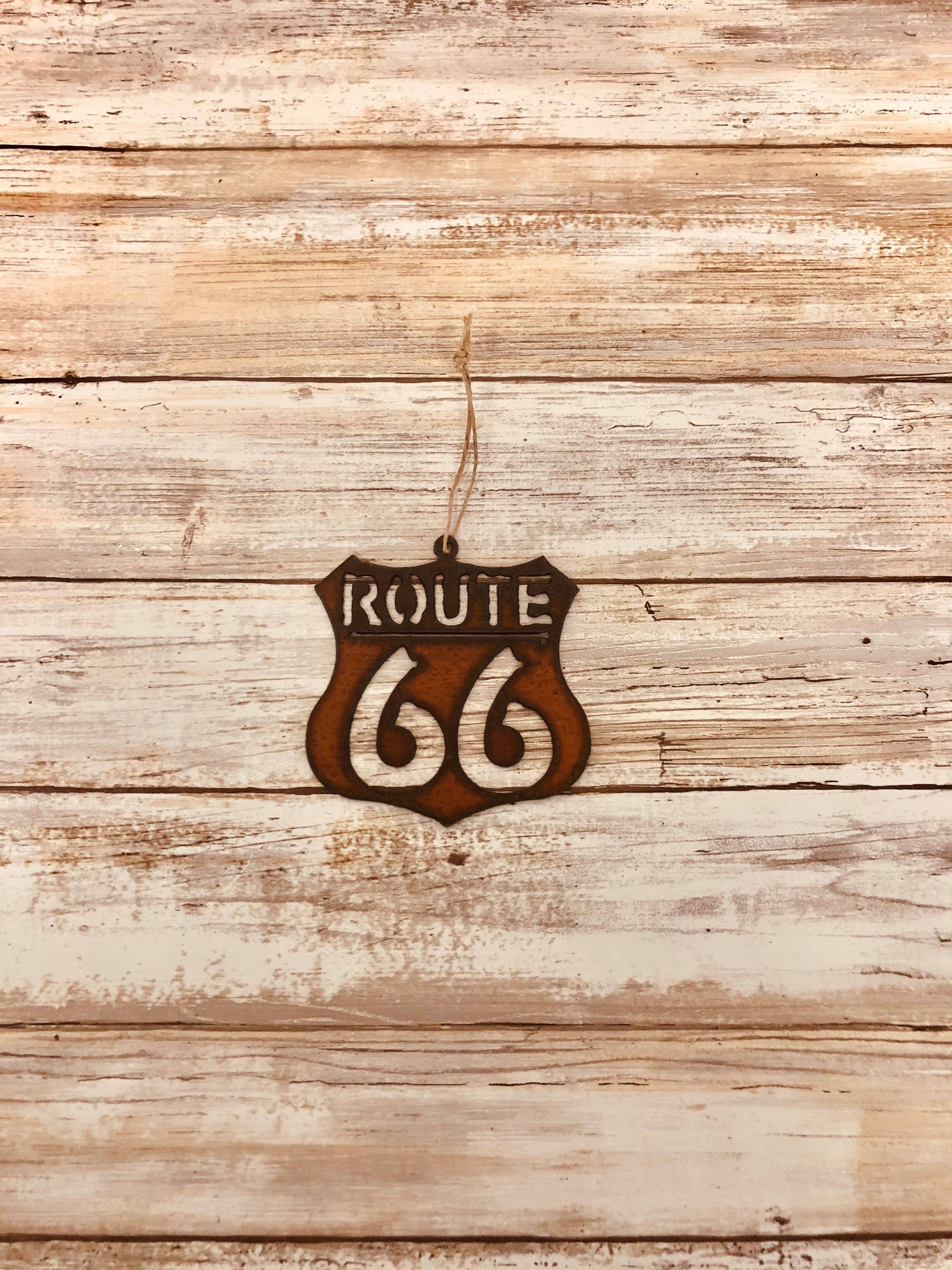 Universal Ironworks USA - Wholesale Ornament - Route 66 Ornament2