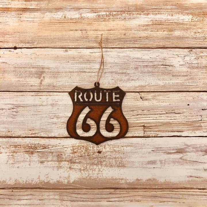 Universal Ironworks USA - Wholesale Ornament - Route 66 Ornament
