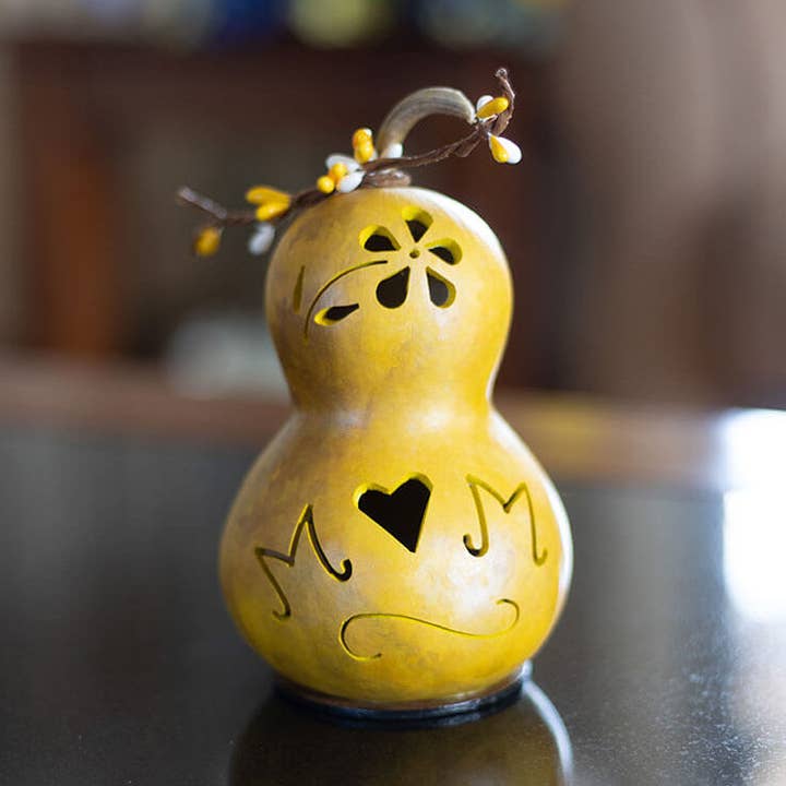 Mother's Day Silhouette Miniature for wholesale by Meadowbrooke Gourds