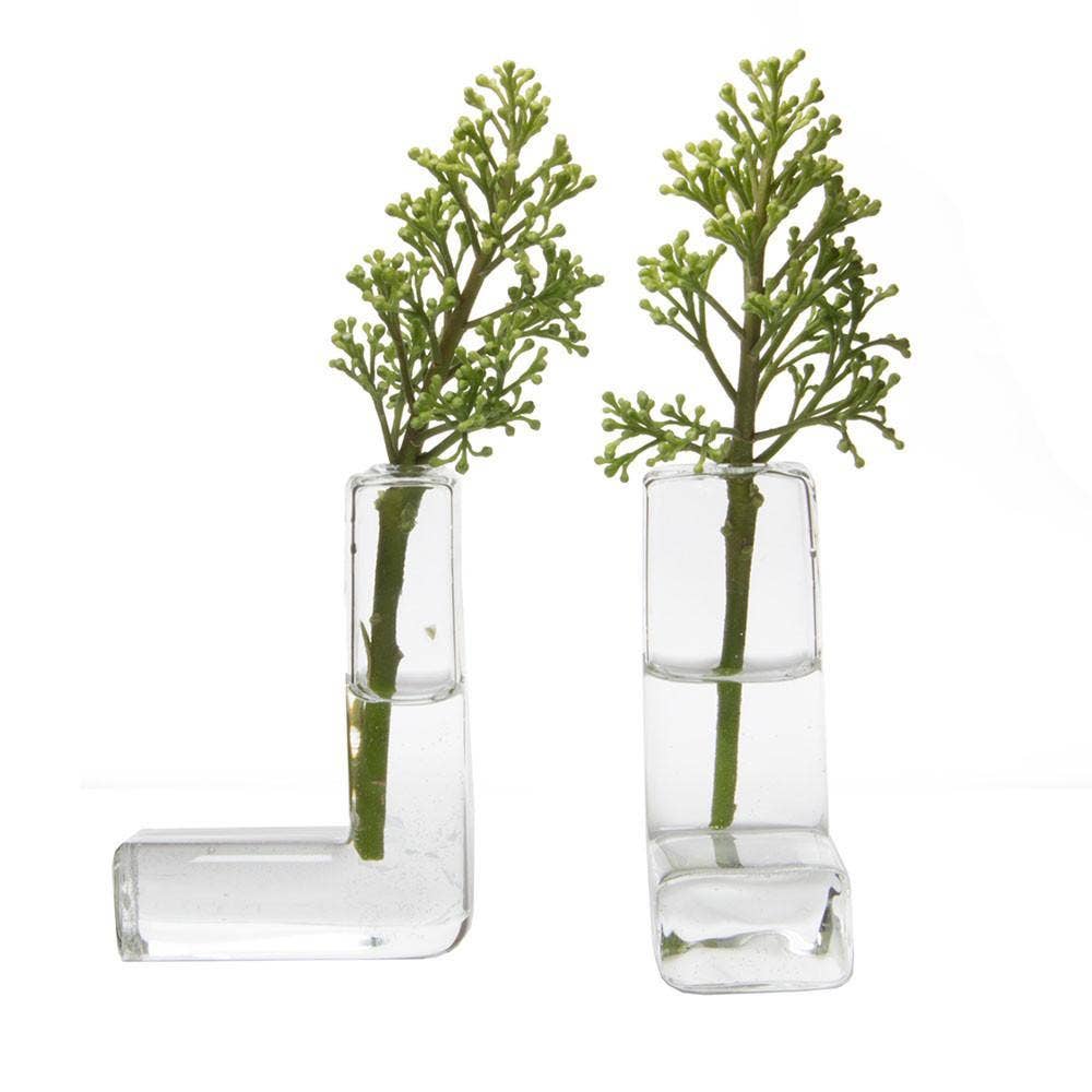 Chive - Wholesale Vase - Boho Bud Vase Clear Glass Flower Holder for Plants2