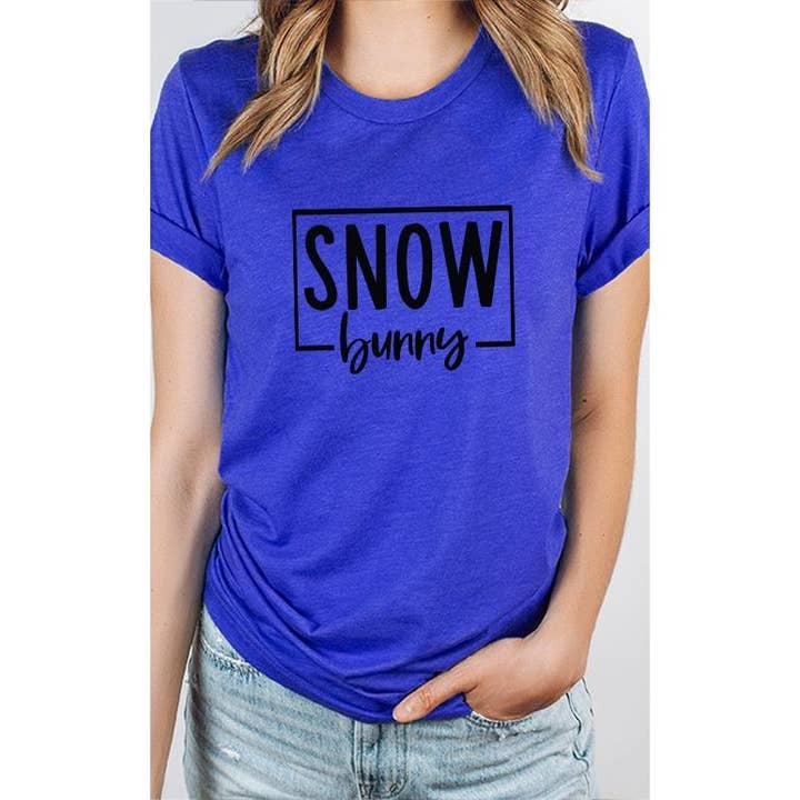 Snow Bunny Winter Season Graphic Tee for wholesale by Select Apparel