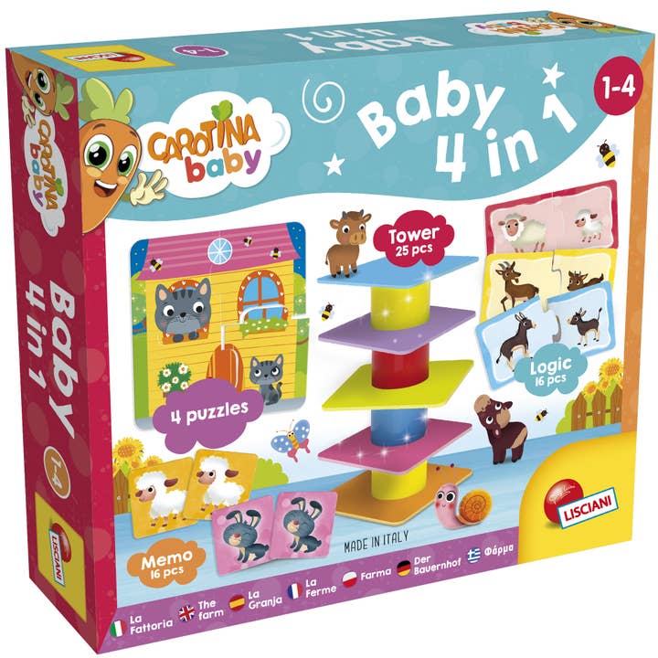 Carotina Baby 4 en 1 pour la vente par Liscianigiochi IT