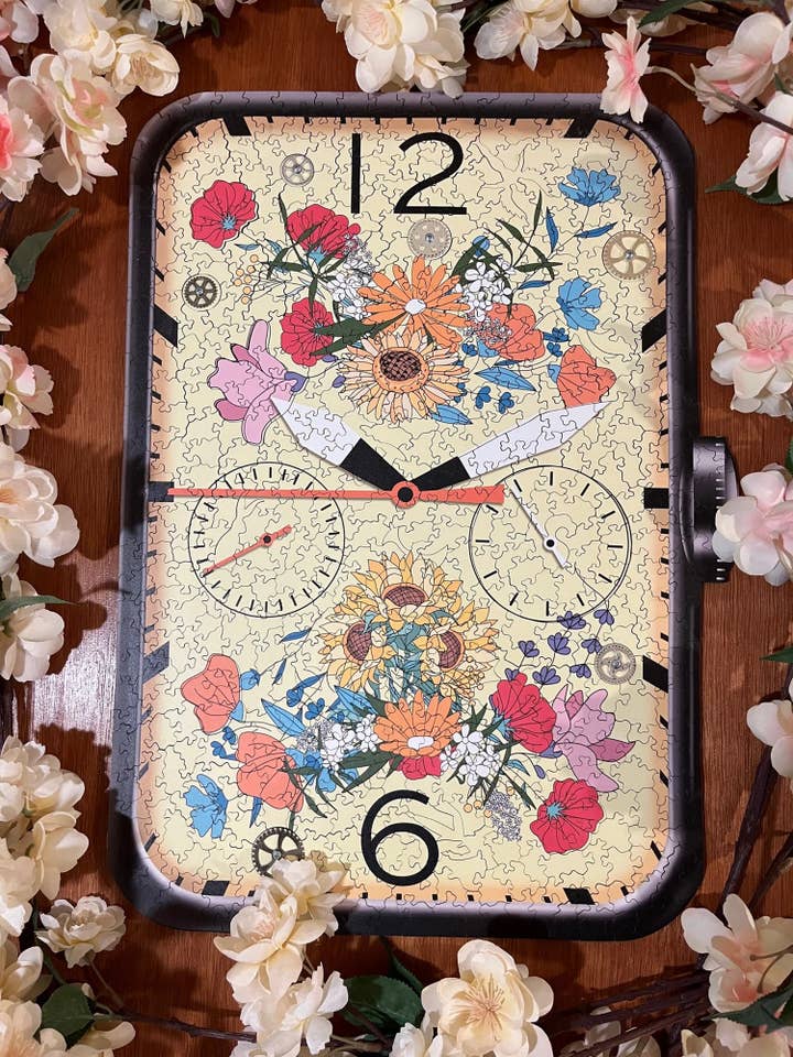 Watch Puzzle - Wooden Jigsaw Puzzle with Metal Cogs as Pcs for wholesale by PAR Puzzles