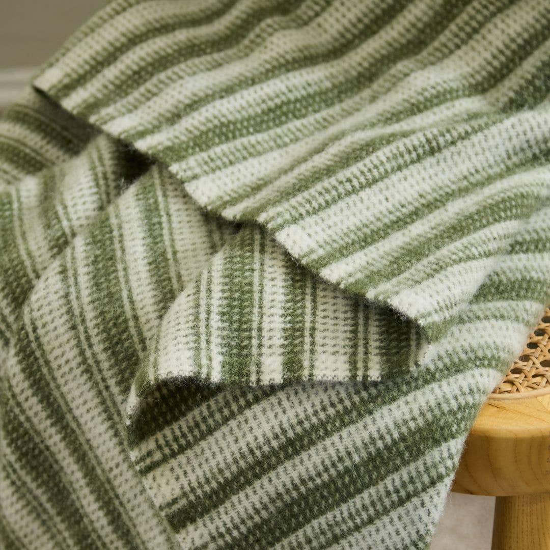 Tweedmill Textiles – wholesale Throw blanket – Aber Stripe Pure New Wool Throw  2