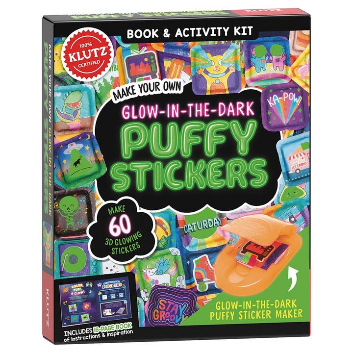 Make Your Own Glow in the Dark Puffy Stickers for wholesale by Scholastic