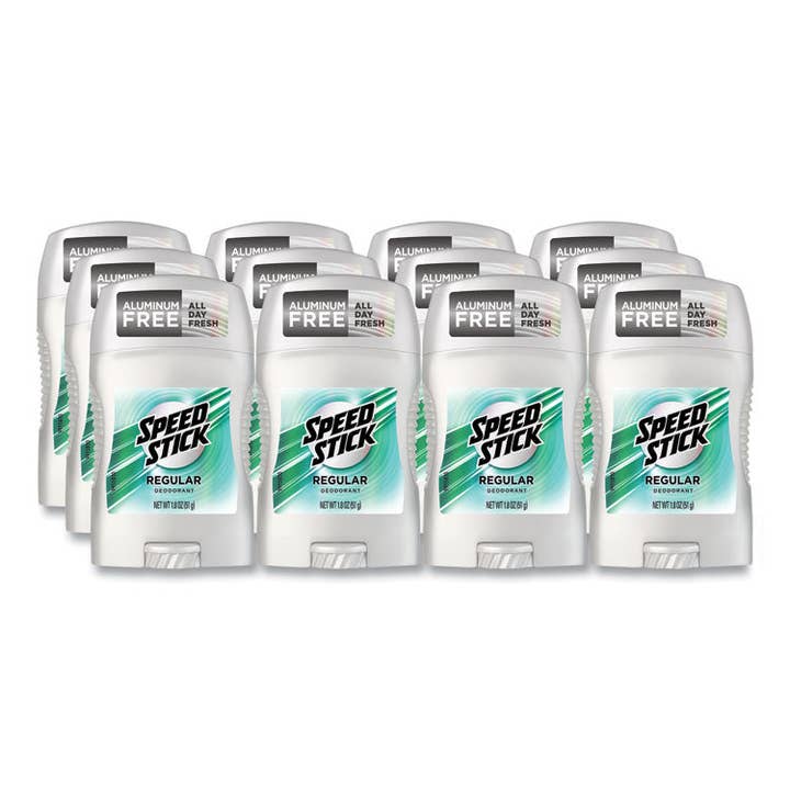 Speed Stick Deodorant, Regular Scent, 1.8 oz, 12 Pack for wholesale by Everyday Supply Co