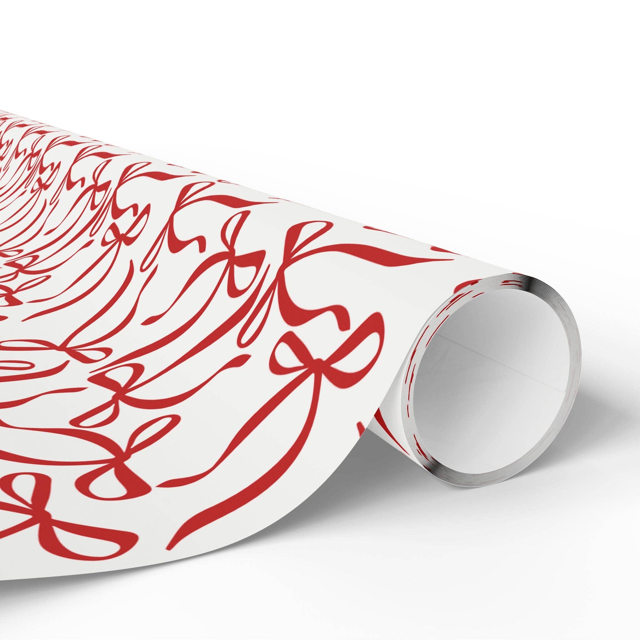Lokipawz - Wholesale Flat Wrap - Festive Bow Gift Wrapping Paper11