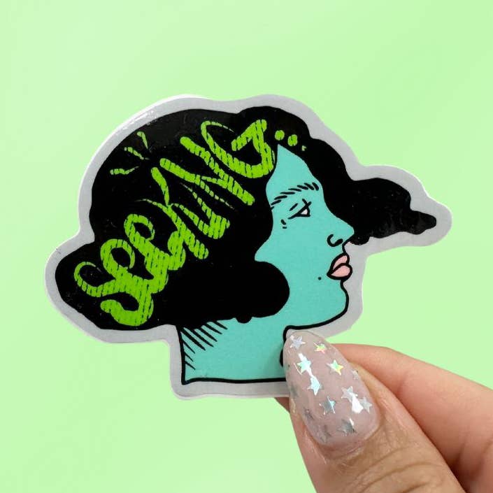 Motivational Seeking Vinyl Glossy Sticker for wholesale by Le Panther