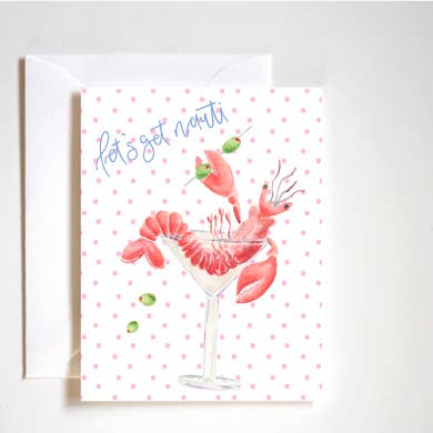 Stephanie Tara Stationery - Wholesale Birthday Card - let's get nauti, bachelorette card, birthday card