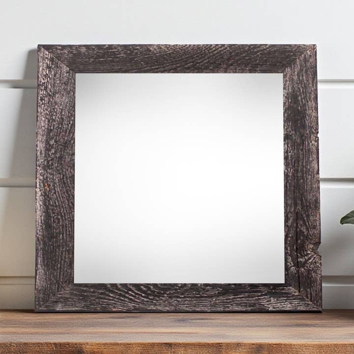 Cornice per foto da tavolo in legno massiccio nero 12" x 12" per la vendita all'ingrosso da parte di HomeRoots