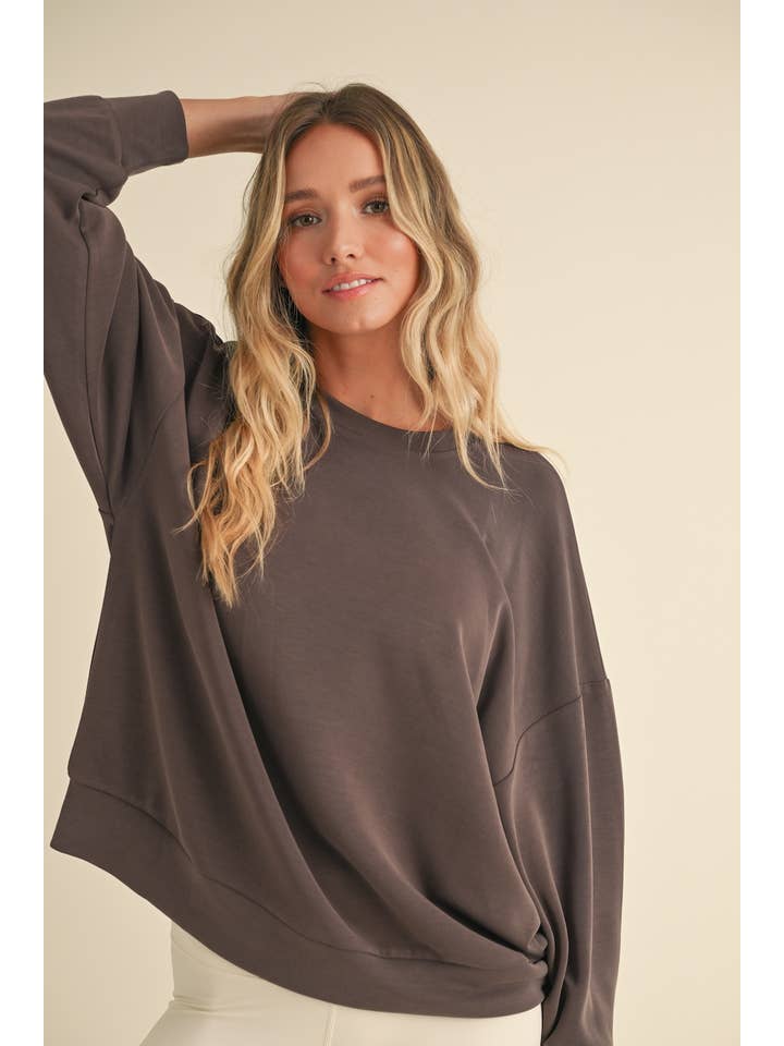 KIMBERLY C - Wholesale Sweatshirt - Women's - Super Soft Air Scuba Oversized Sweatshirt