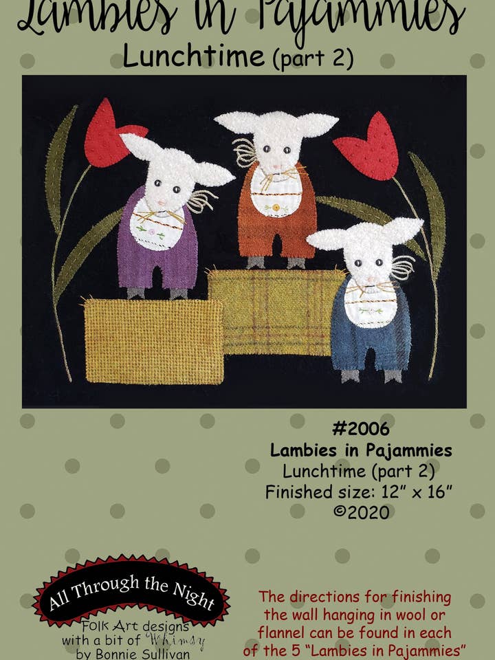2006 - Lambies in Pajammies "Lunchtime" (part2) for wholesale by All Through The Night