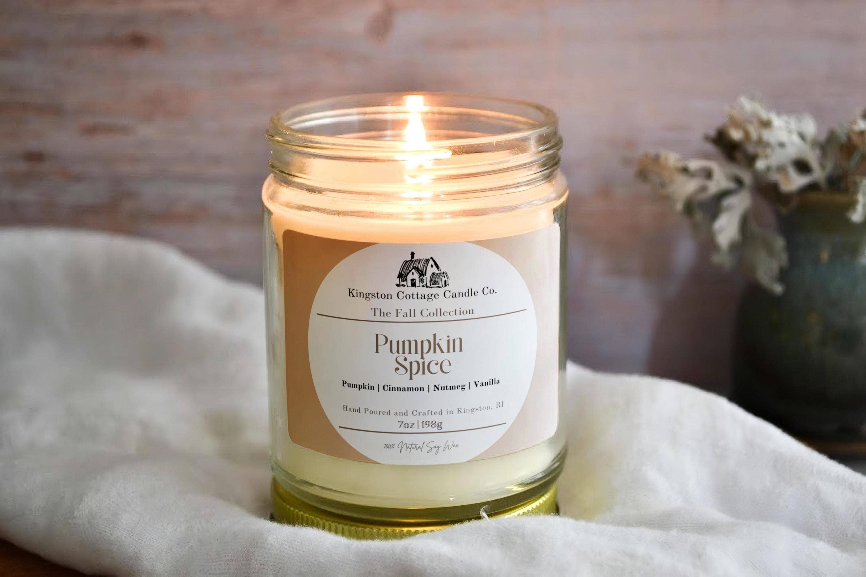 Kingston Cottage Candle Co. - Wholesale Jar/Filled Candle - Pumpkin Spice Candle