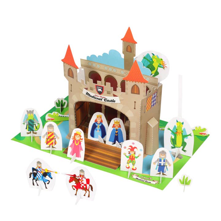 Medieval Castle Paper Theater for wholesale by pukaca