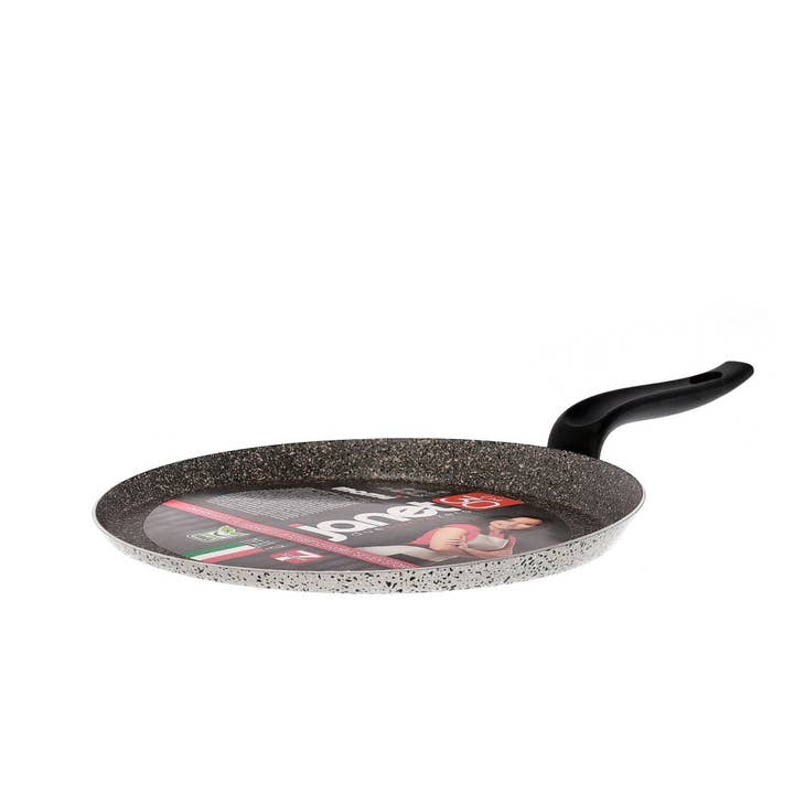 Plaque antiadhésive maniable en aluminium sans PFOA anti-rayures pratique cuisson rapide fabriquée en Italie pour la vente par Mamù