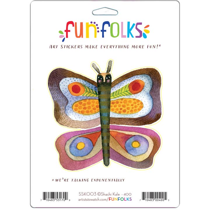 Fun Folks - Wholesale Sticker - SSK003 MINI 20 - VINYL STICKER