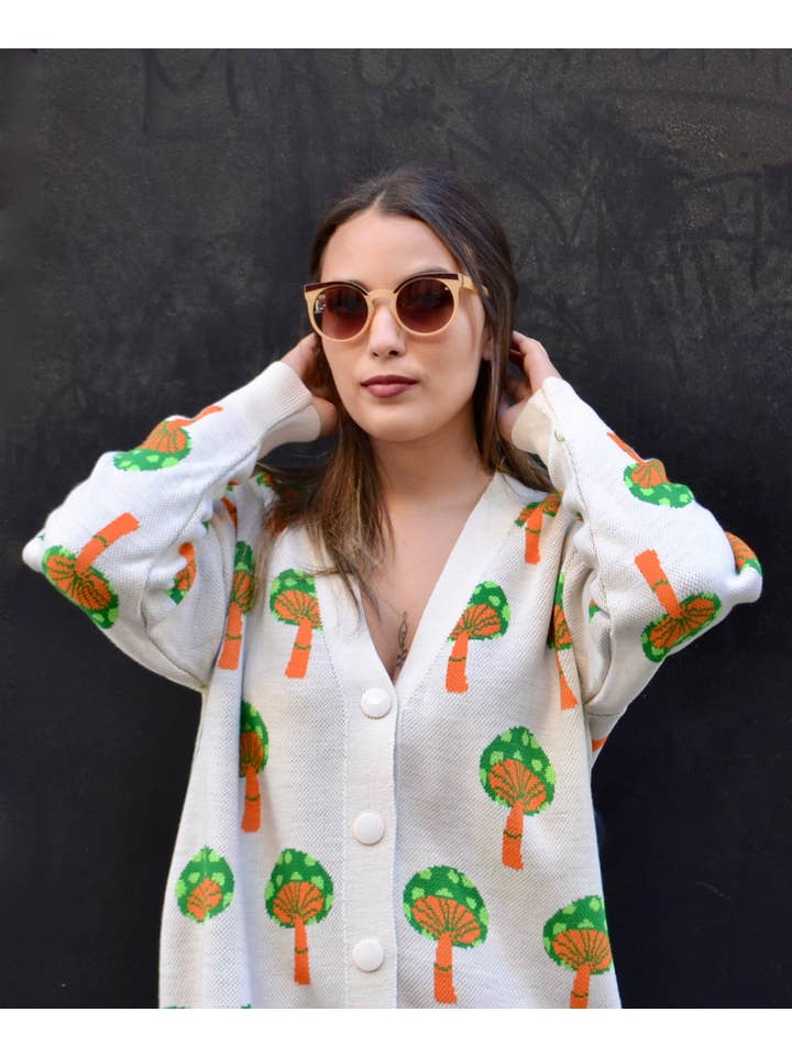 Flipa Barcelona - Wholesale Cardigan - Women's - Mushroom cardigan