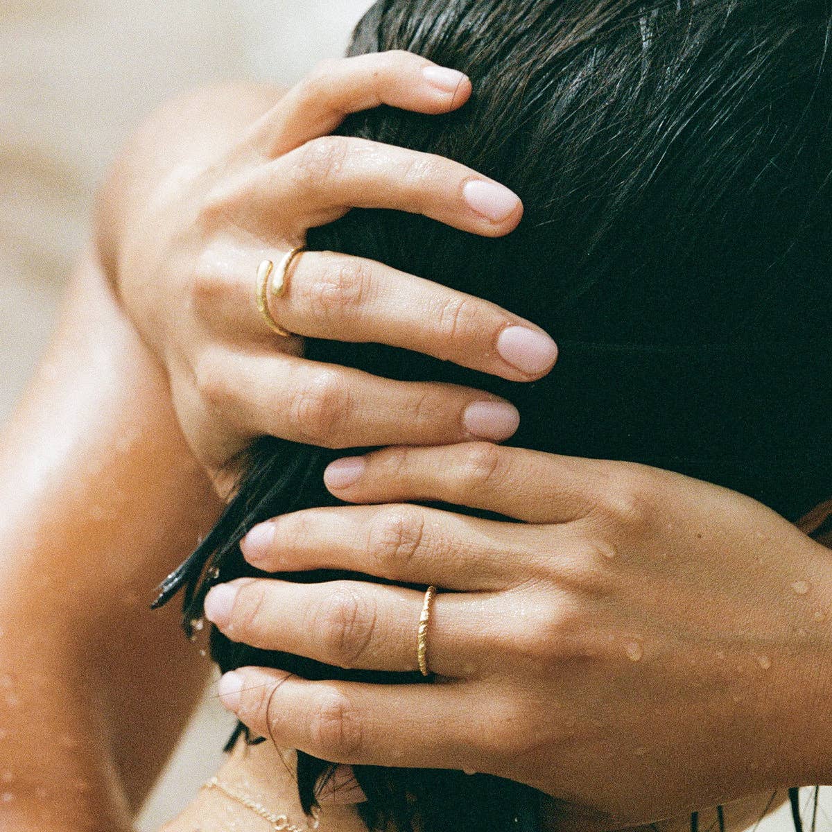 Agapée Jewelry - Wholesale Band/Stacked Ring - Zetita Ring | Jewelry Gold Gift Waterproof4