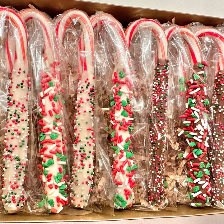 Delightful Chocolates - Wholesale Chocolate Covered Sweets - Chocolate Covered Candy Canes Box Set 1