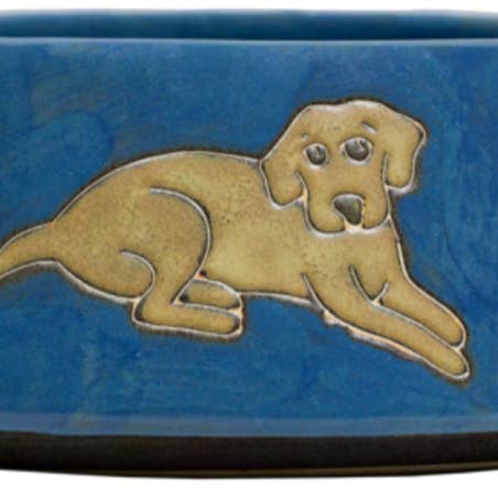 Plato para perro de gres Mara, grande para venta al por mayor de Galleyware