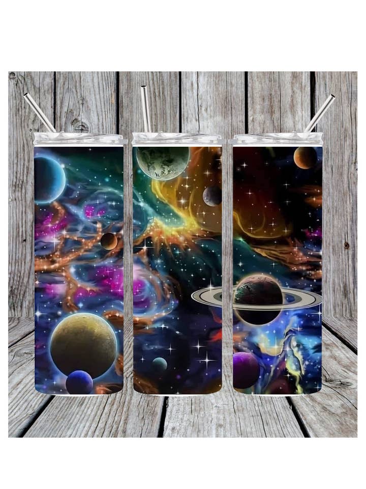 Gobelet Planètes pour la vente par Eclectic Wallflower Boutique