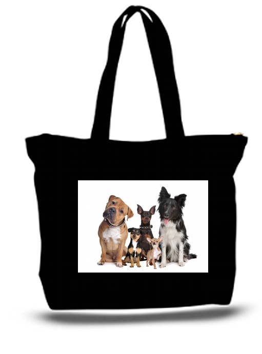 BMS BIZ - Wholesale Tote Bag - Unisex - Dogs Best Friend Large Tote Grocery & Stuff Bag0