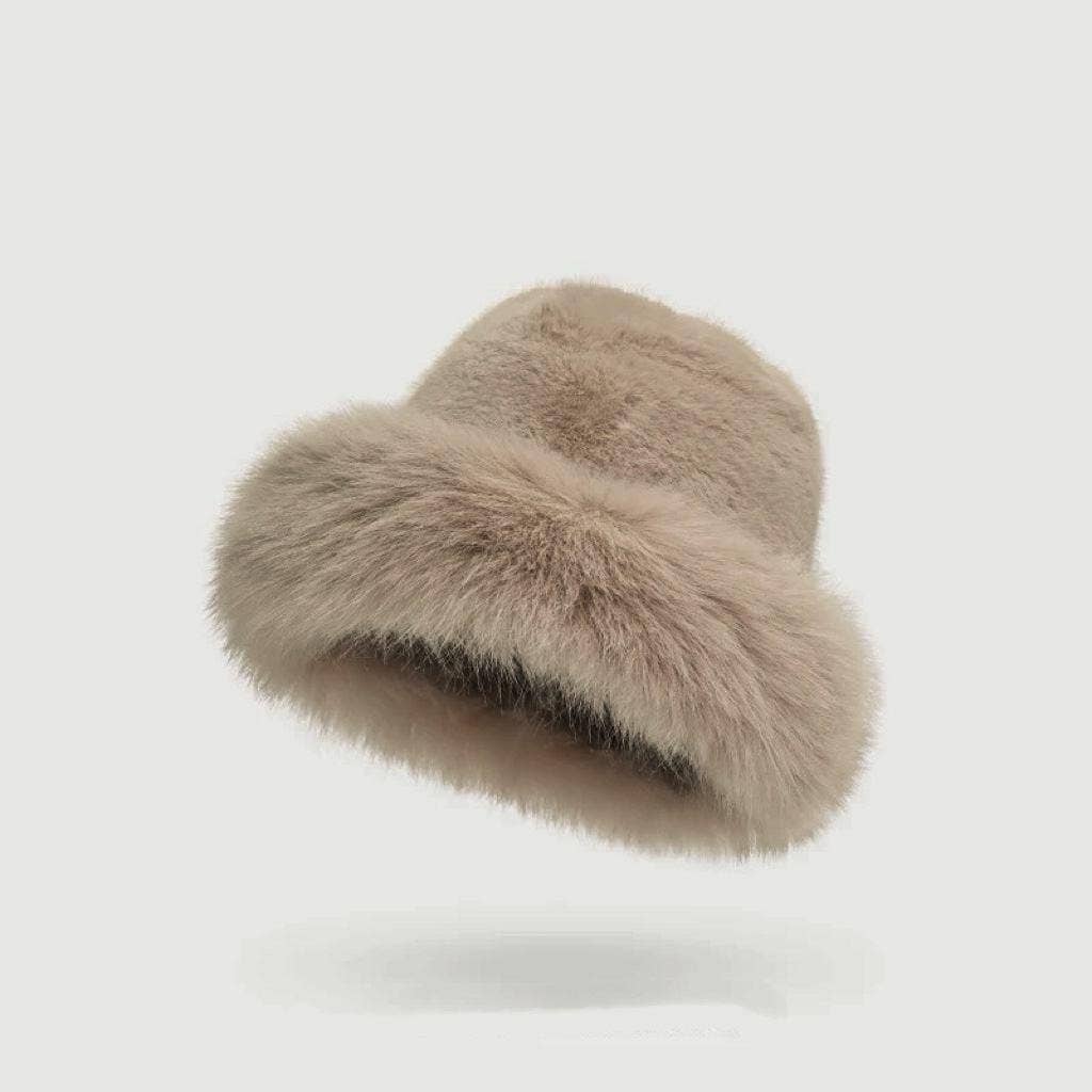 LINETA – wholesale Fur/faux fur coat – Women's – BX-32 Long Hair Faux Fur Hat2