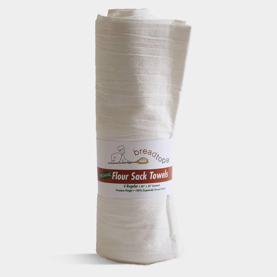 Certified Organic Flour Sack Towels-Wholesale- Color Ivory- Each