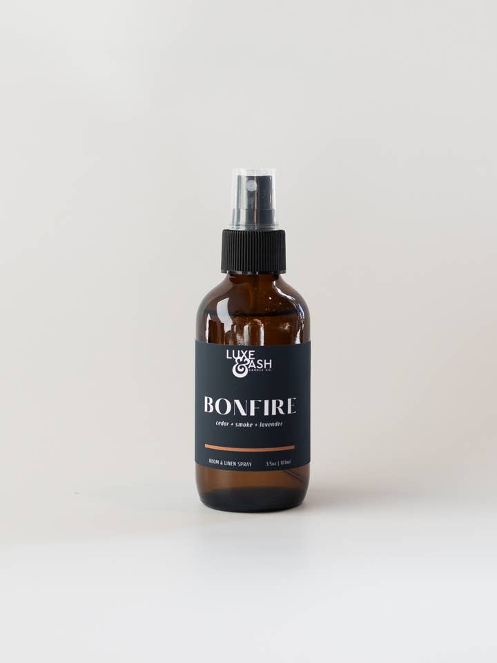 BONFIRE - Room & Linen Spray for wholesale by Luxe & Ash Candle Co.