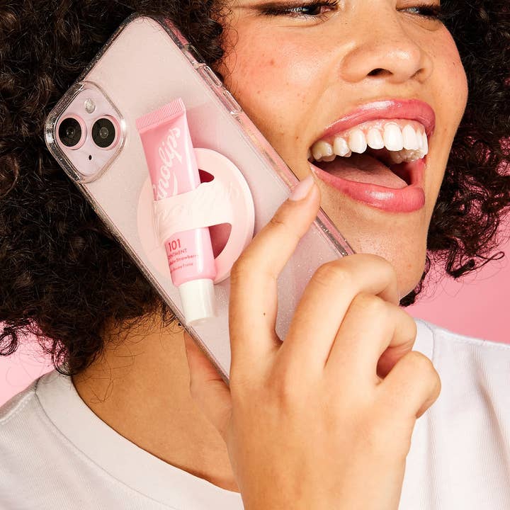 Lanolips - Wholesale Lip Balm - 101 Ointment Strawberry & Phone Lip Balm Holder1