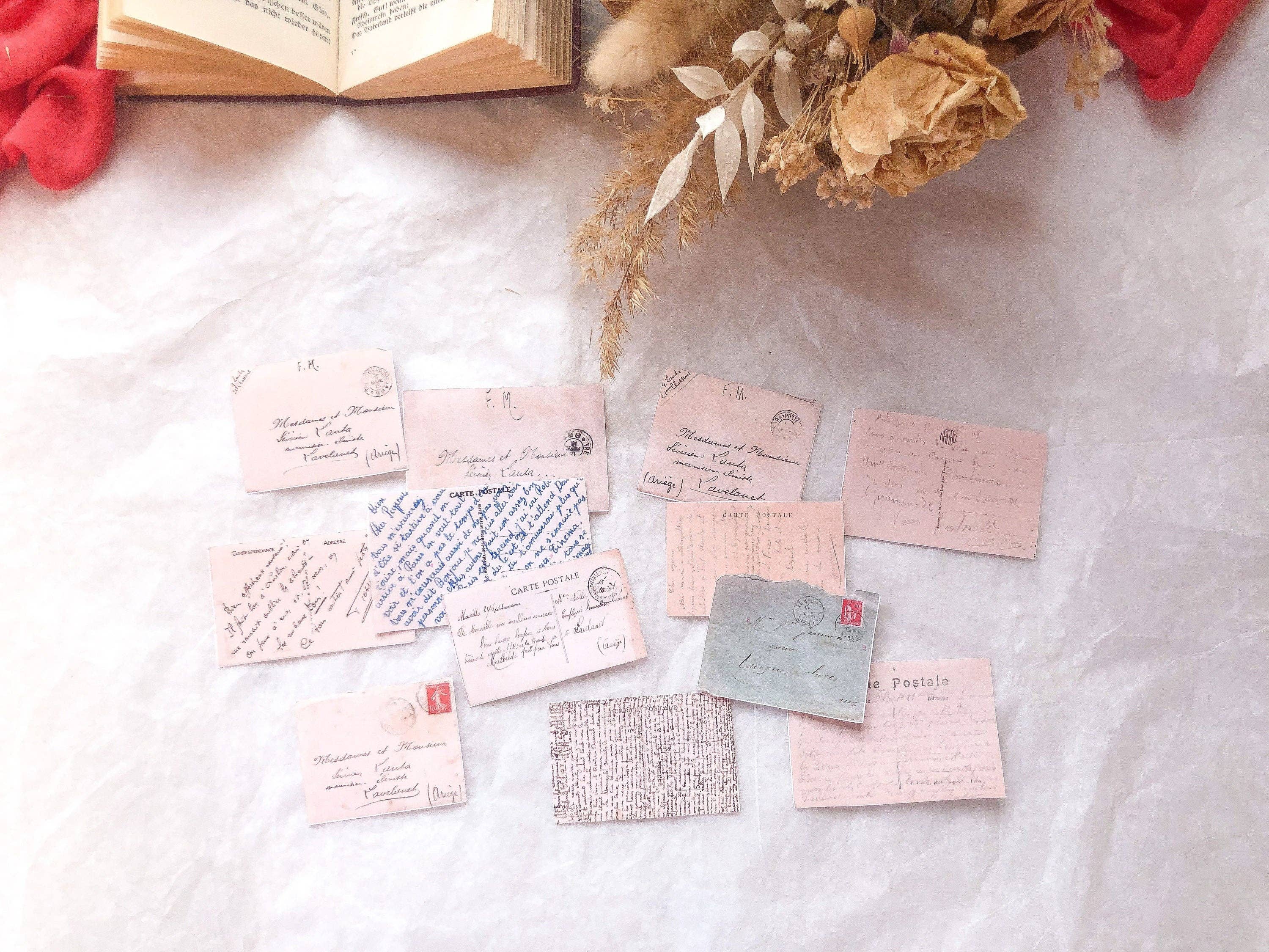 samesjournal - Wholesale Sticker - small letter stickers, vintage letter, die-cut -samesjournal0