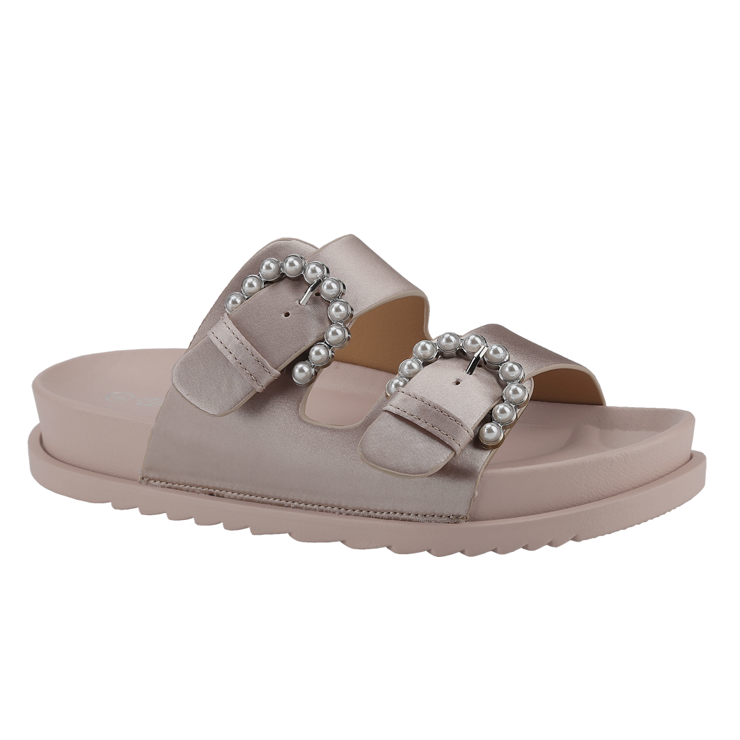 Mars Sky Shoes Wholesale - Wholesale Sandals - Women's - Weeboo FAX-1 Women Pearl Buckle Accents Slide Flat Sandals-18 Pairs Pack-14.25/Pair2