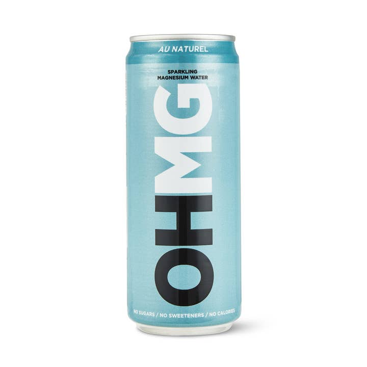 SPARKLING MAGNESIUM WATER AU NATUREL (12 cans per case) for wholesale by OHMG Water