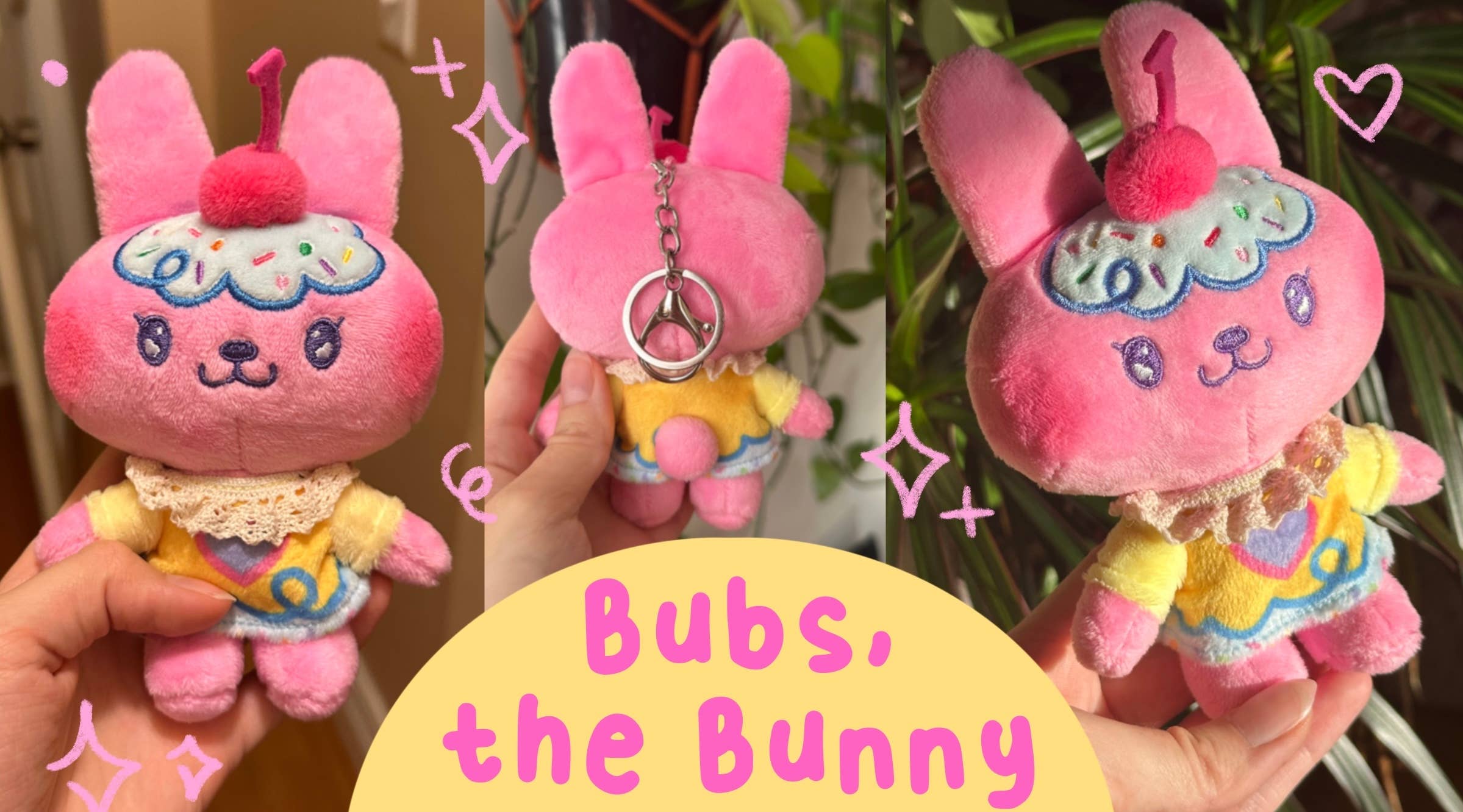Uni & Umi - Wholesale Keychain - Women's - Bunny “Bubs” Plushie Keychain | Bag Charm, Cute Accessories4