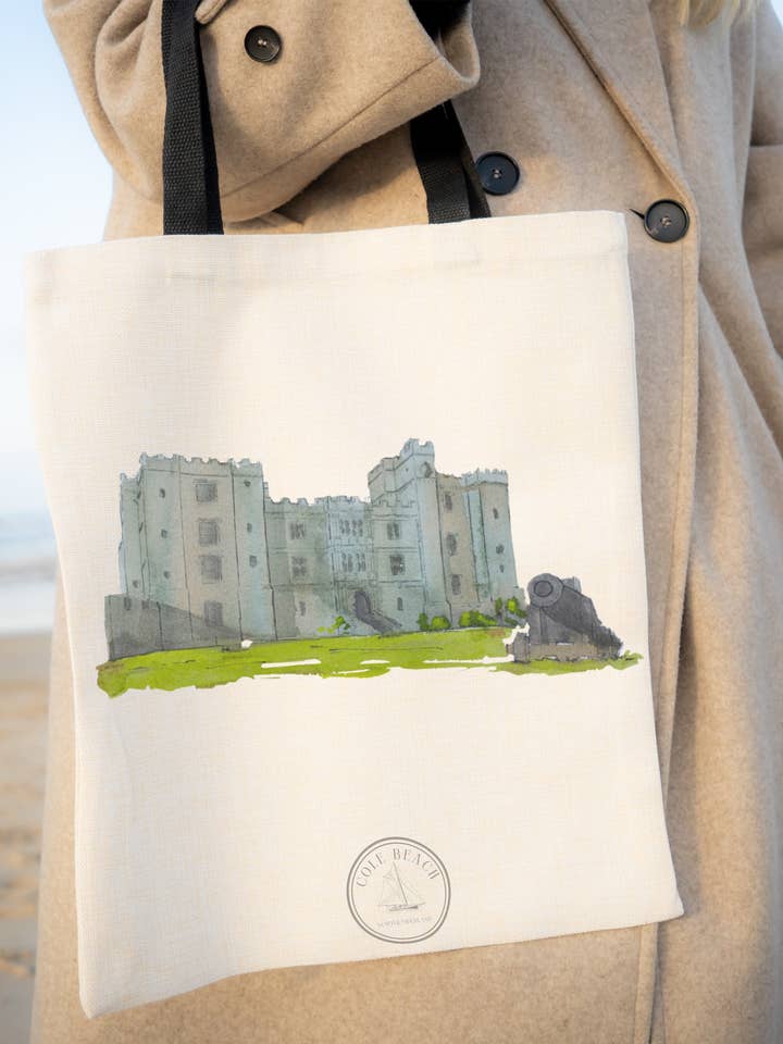Bolsa de Lino del Castillo de Chillingham para venta al por mayor de Cole Beach - Northumberland