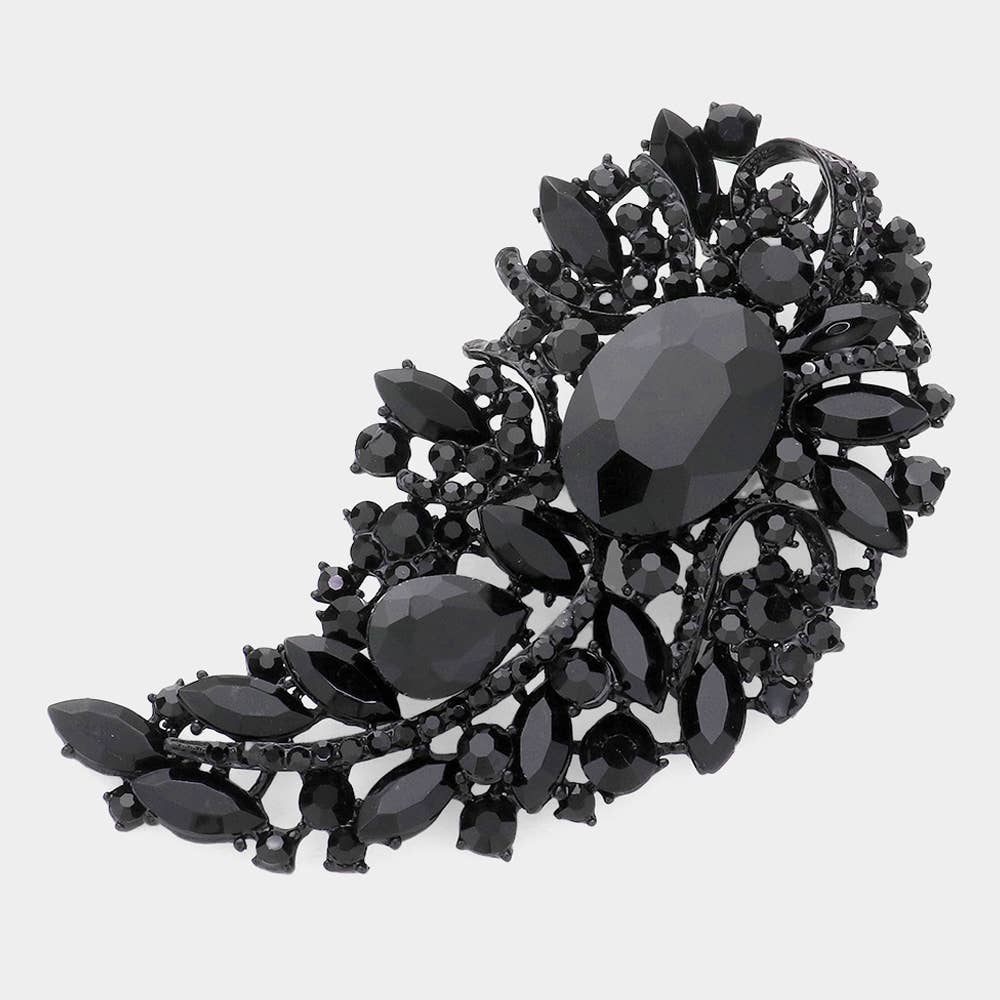 Sensibling Corp. - Wholesale Brooch - Multi Stone Embellished Pin Brooch1