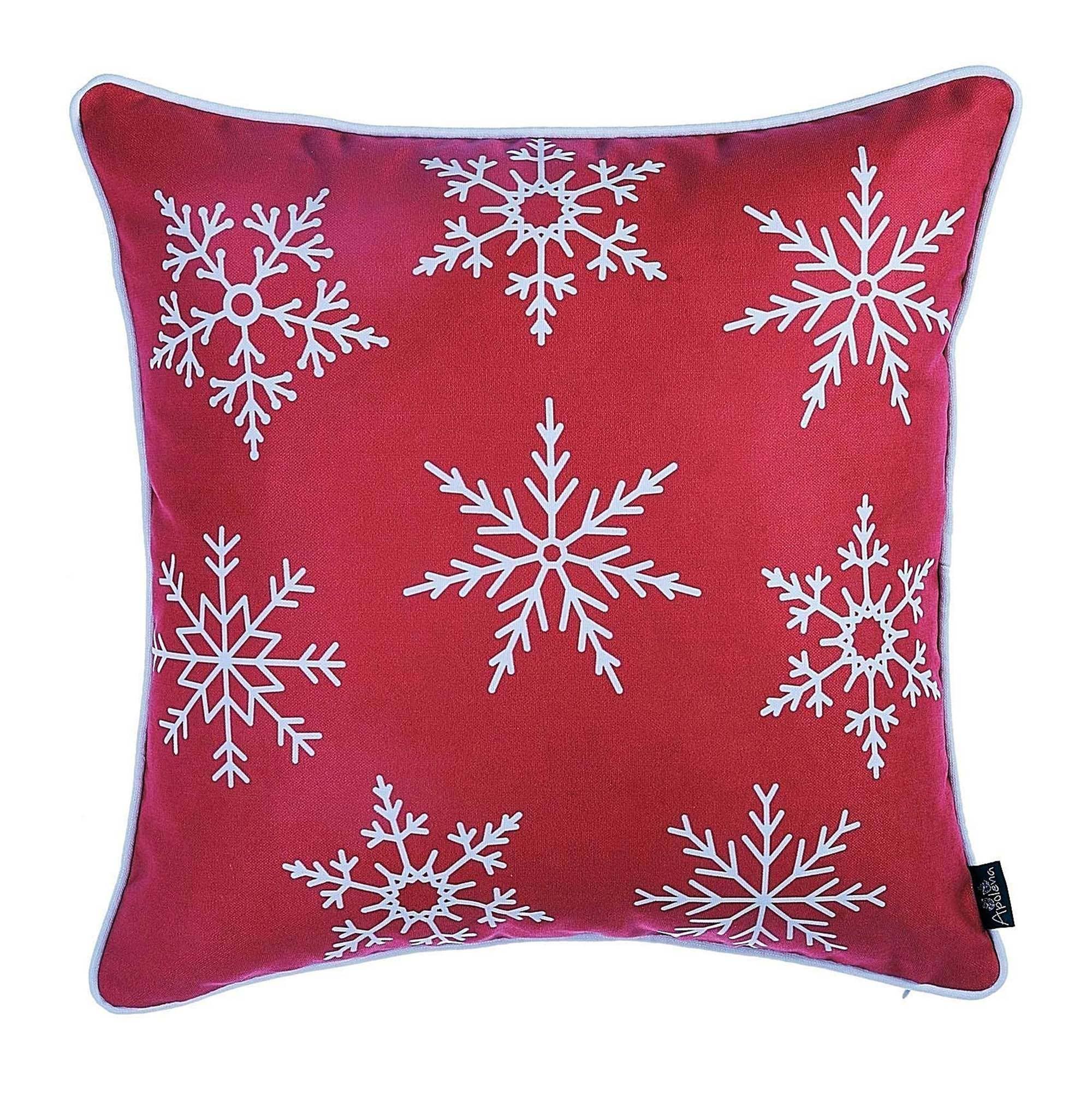 MIKE & Co.   NEW YORK - Vente Coussin décoratif - Coussin décoratif en flocons de neige de Noël 18 « x 18"12
