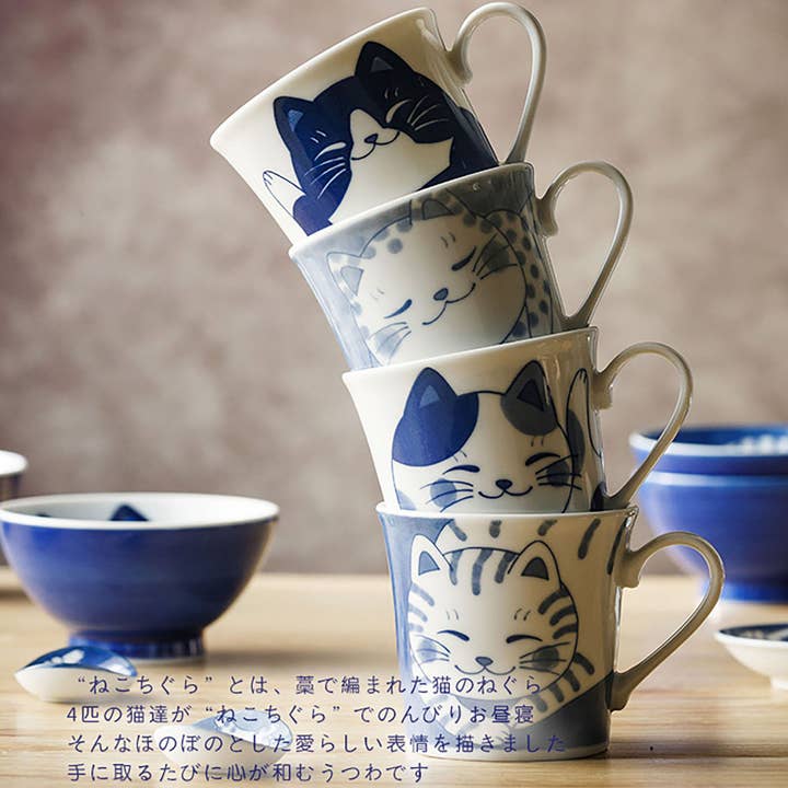MinoCraft - Wholesale Coffee Mug - Cute cat pattern porcelain mug4