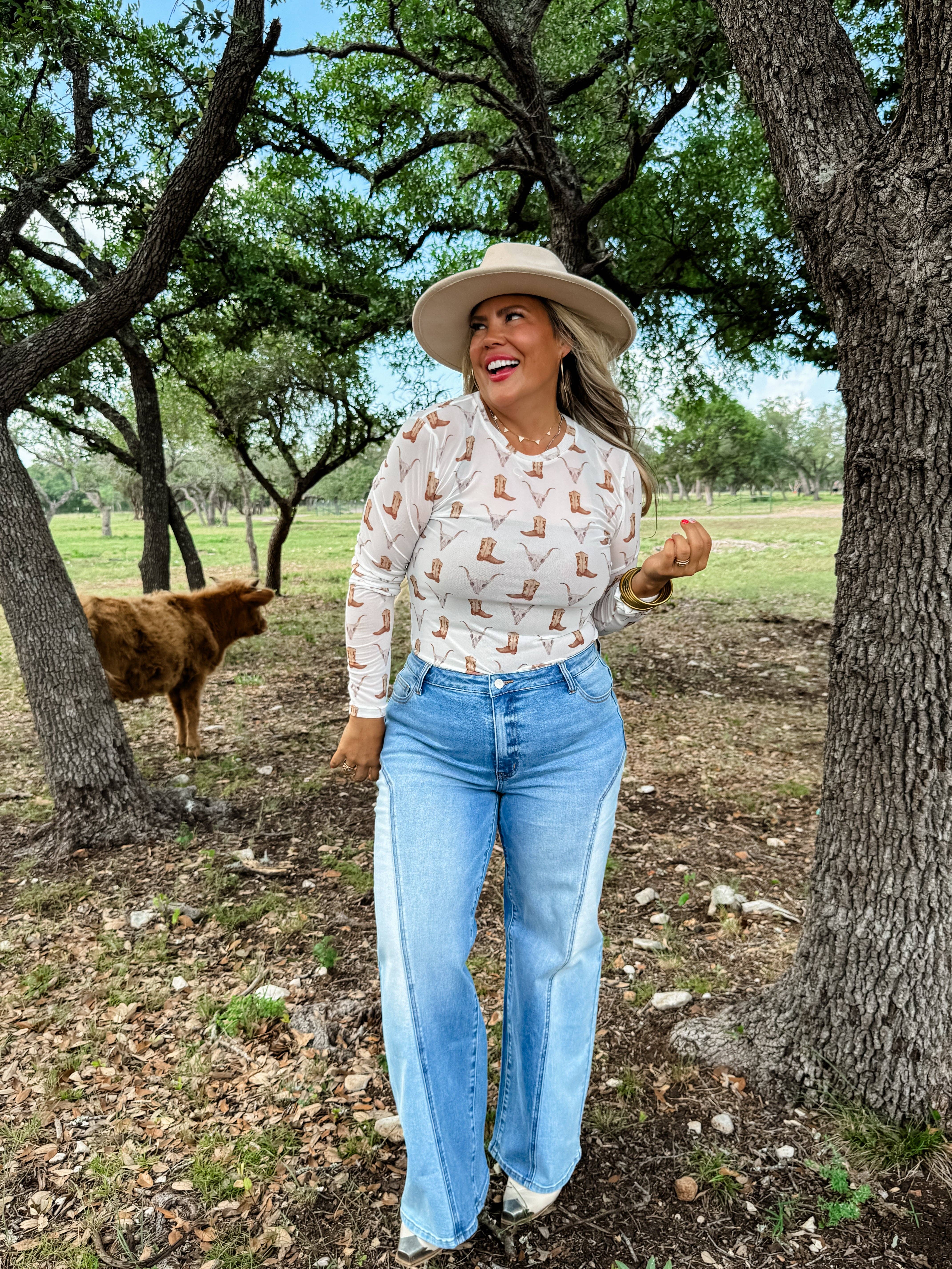 BLAKELEY - Wholesale Blouse - Women's - BOOTS & BLOOMS COLLECTION MESH TOPS6