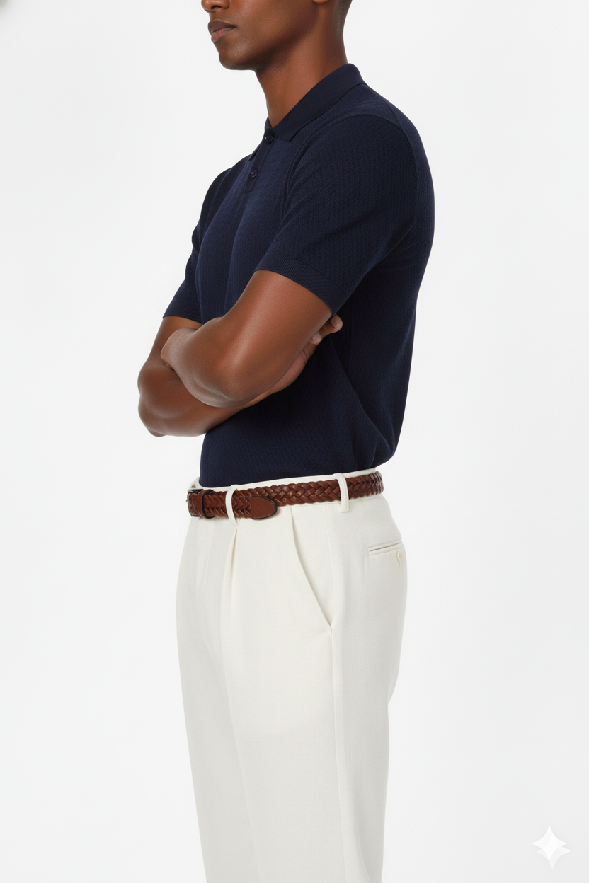 S  Men's Textured Polo Shirt for wholesale on Faire1