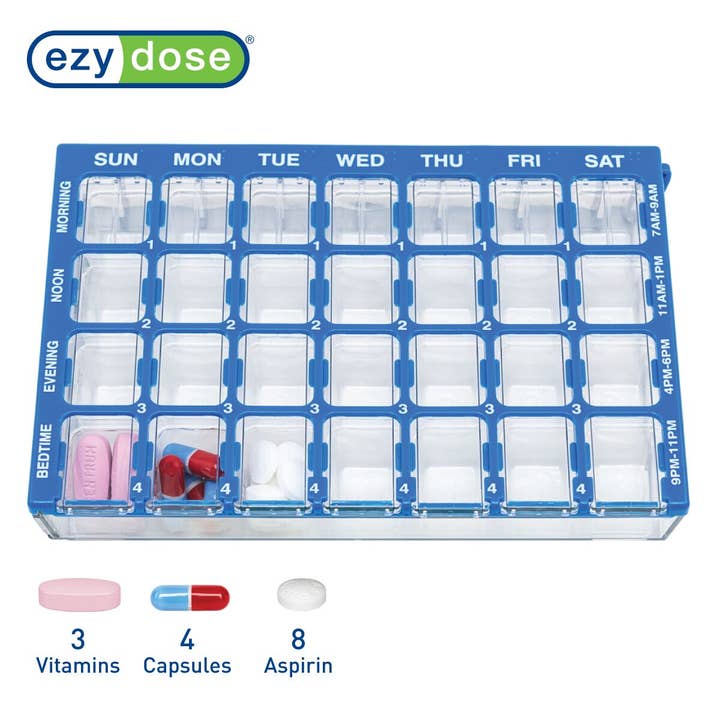 Apothecary Products LLC - Wholesale Pill Organizer - Ezy Dose® Pharmadose Pill Organizer (Small)
