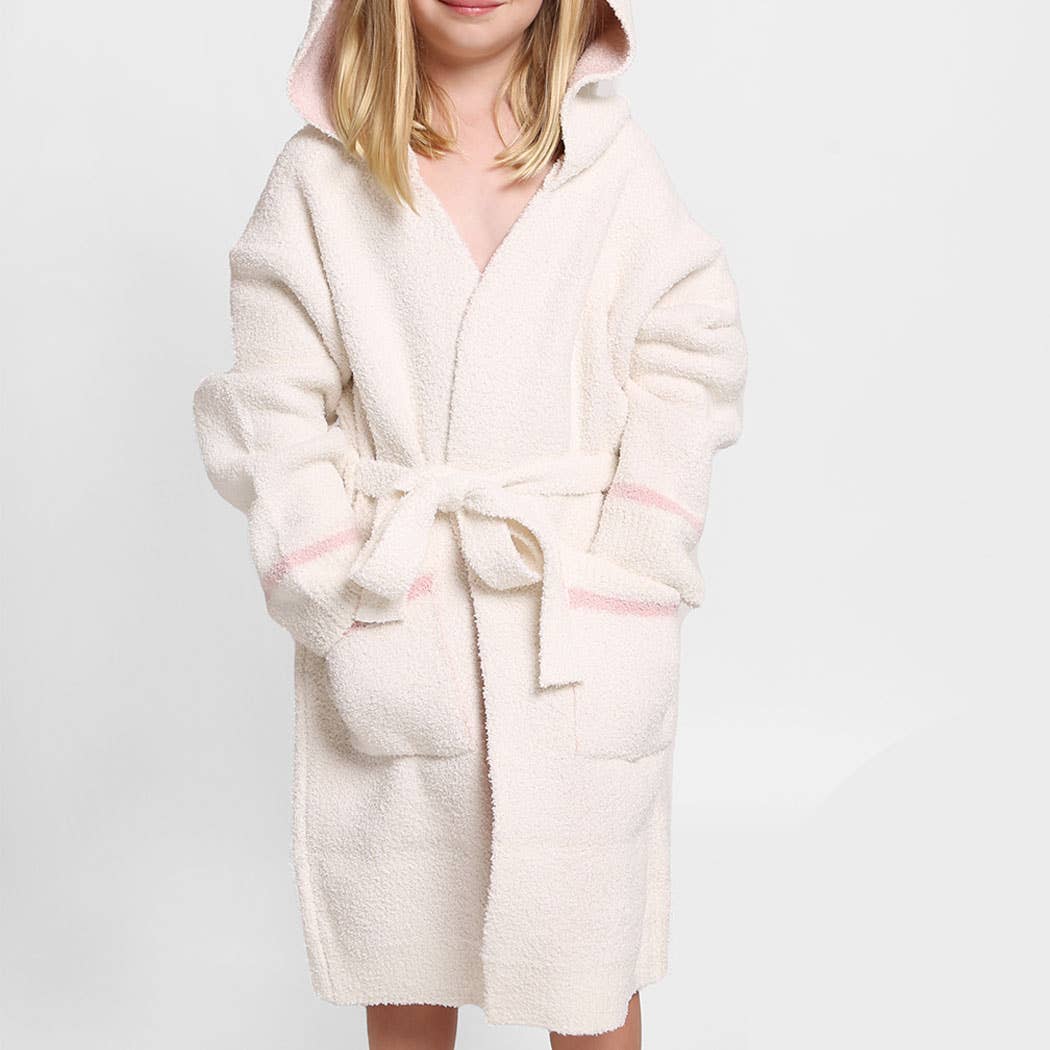 Fashion City - Wholesale Robe - Kids - Children's Multi Print Luxury Soft Hooded Robe5