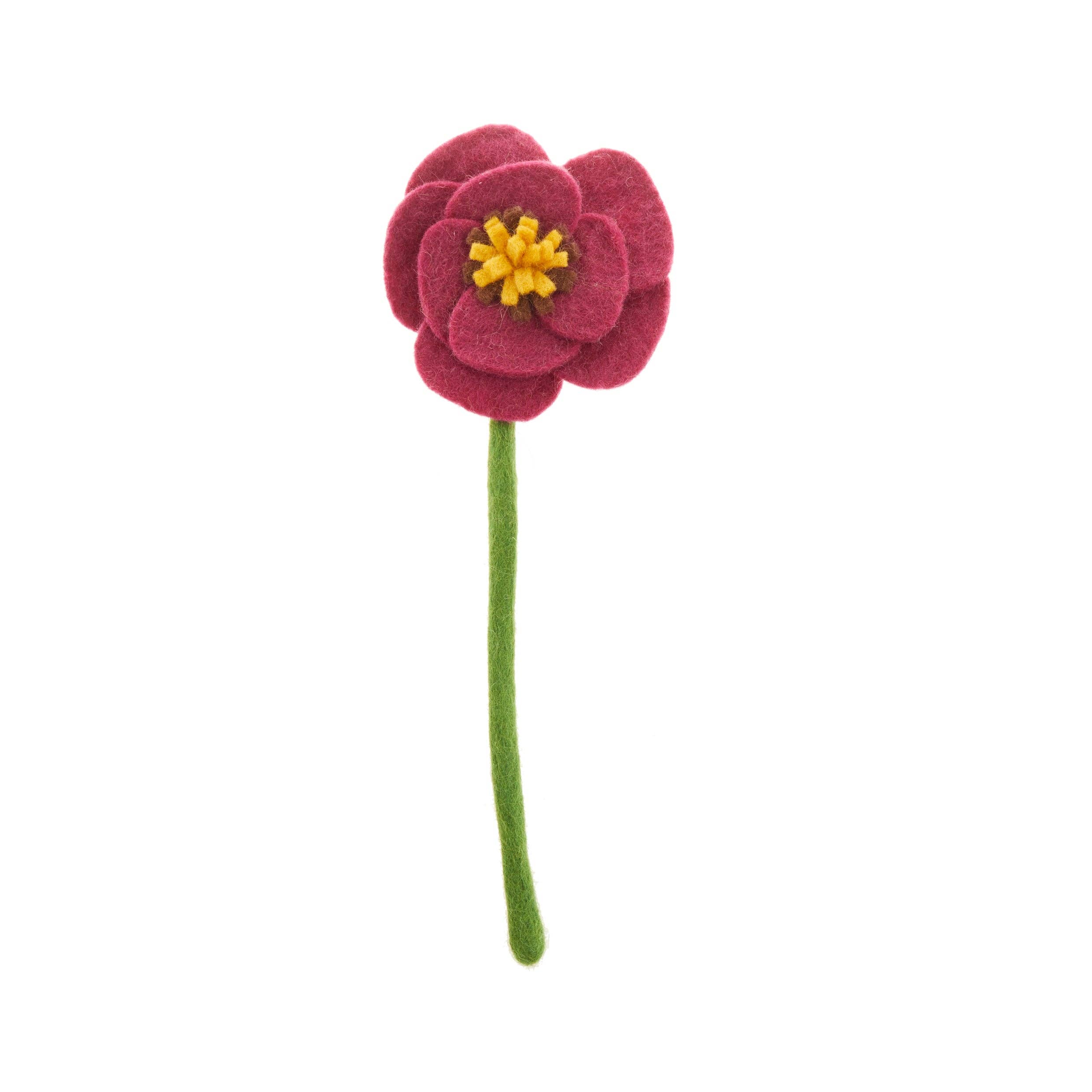 Global Goods Partners - Wholesale Artificial Flowers - Felt Poppy Flower12