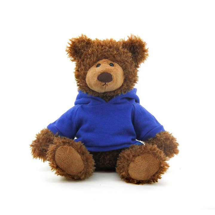 Plushland - Wholesale Stuffed/Plush Toy - Kids & Baby - Plush Teddy Bear Frankie 10" with customizable Hoodie