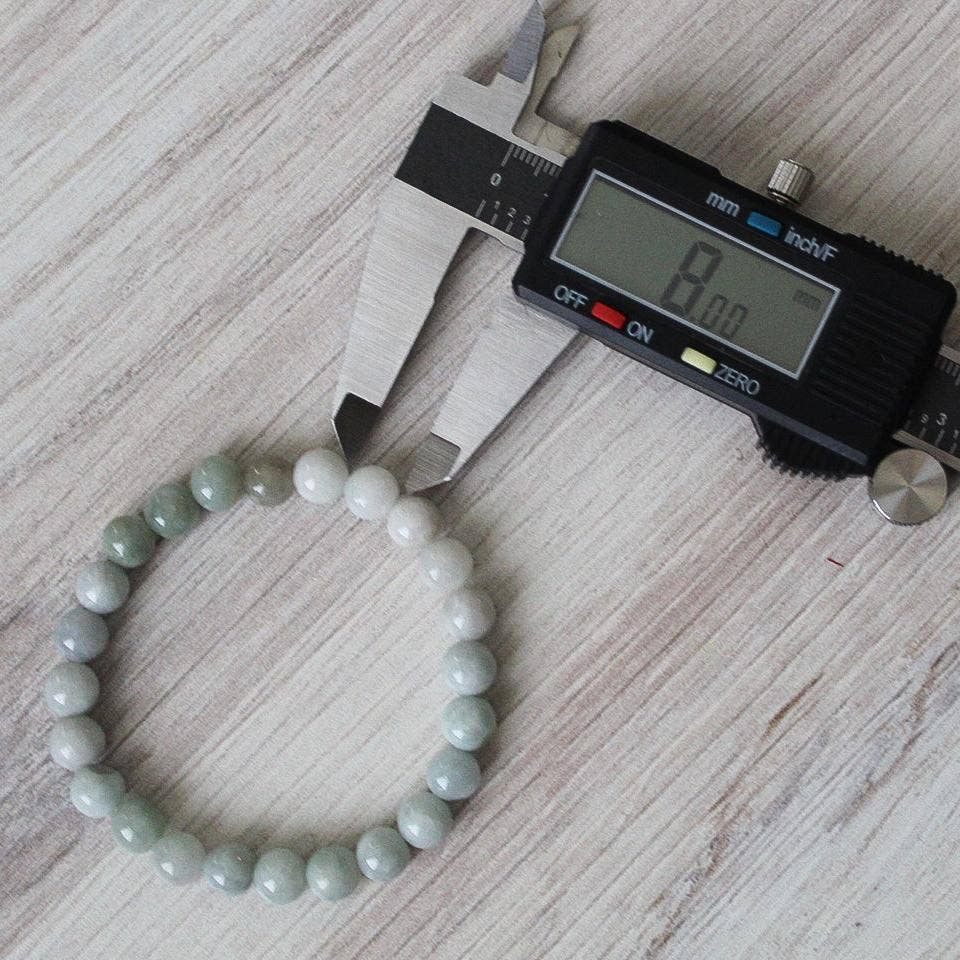 Pebble House - Wholesale Beaded Bracelet - Jade Bracelet 8mm - Crystals & Stones4